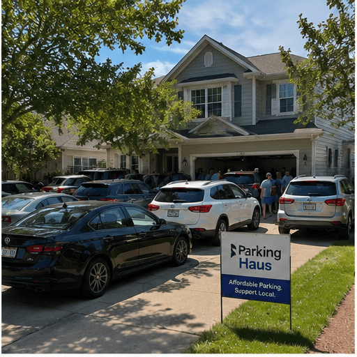 Parking Haus driveway